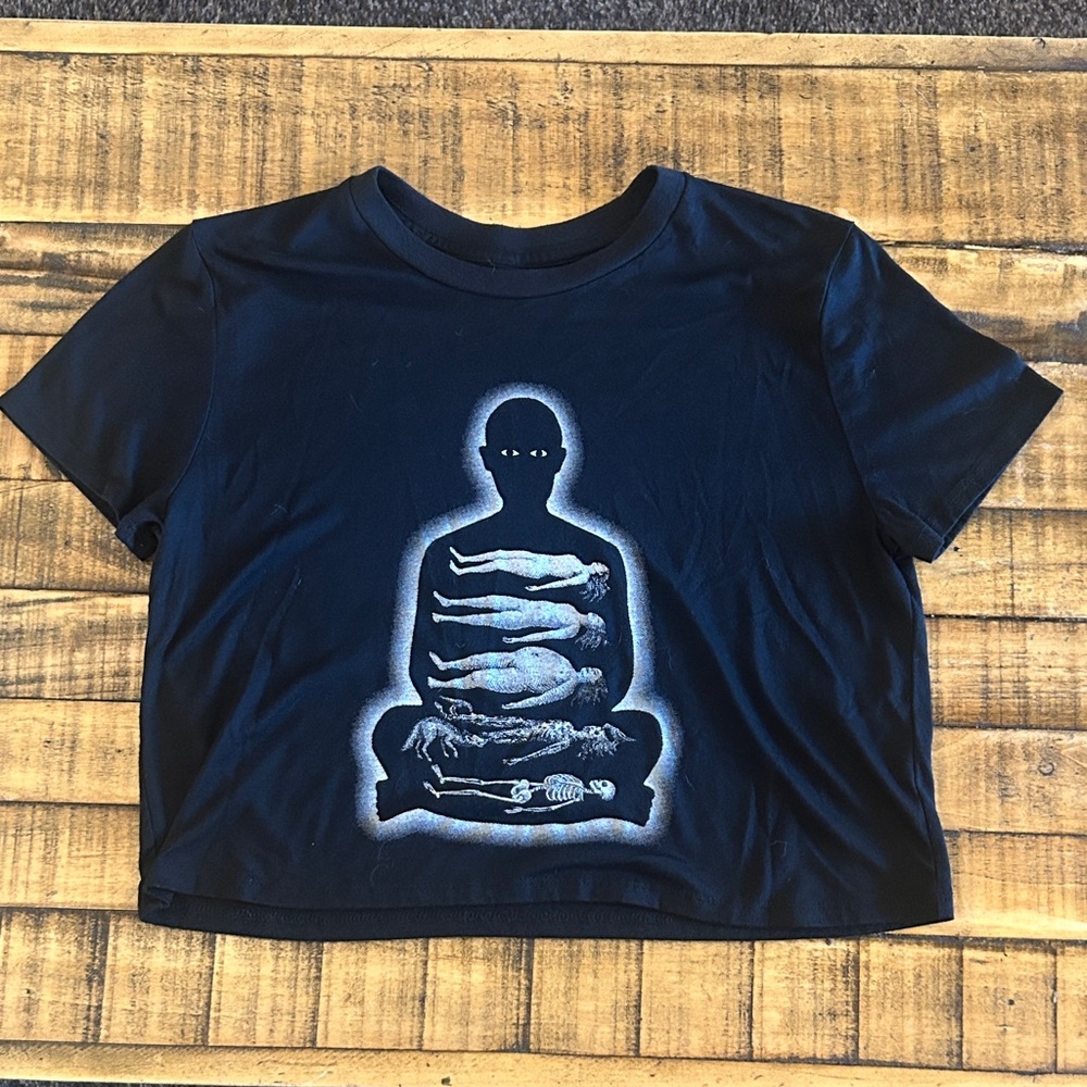 Order of the Good Death Corpse Meditation Crop Top